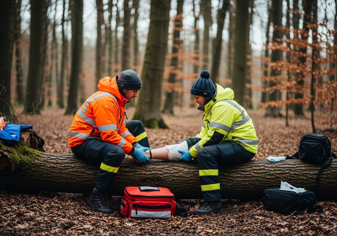 Forestry first aid course card — 1705 Consultancy